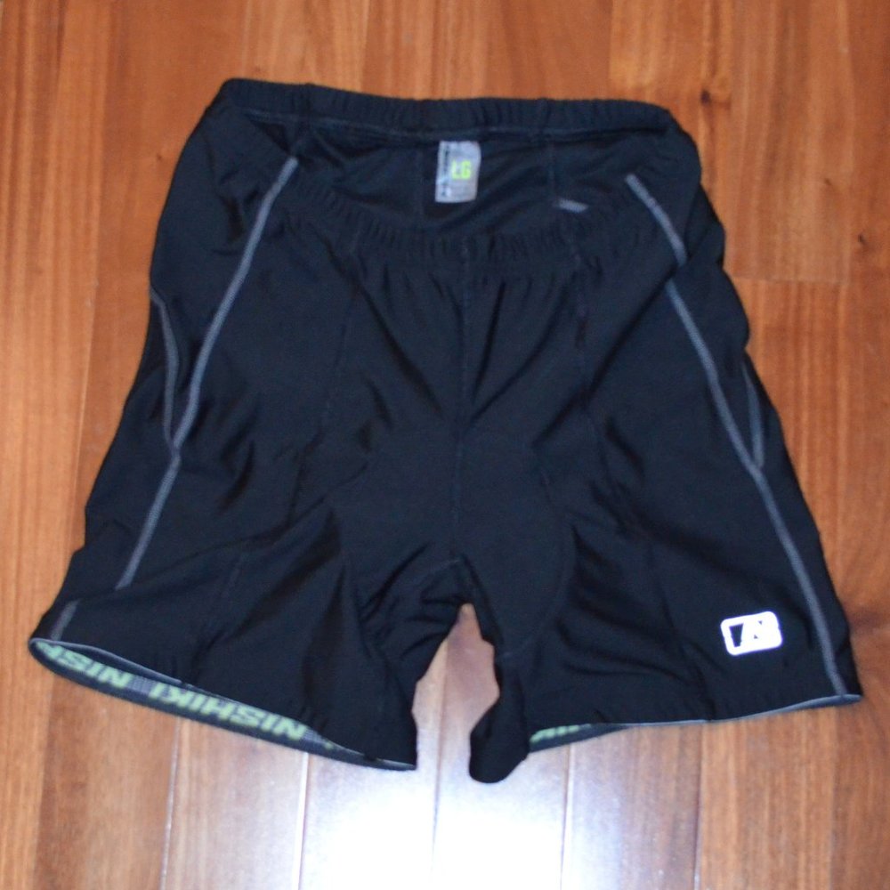 Nishiki cycling spinning padded bike shorts size L